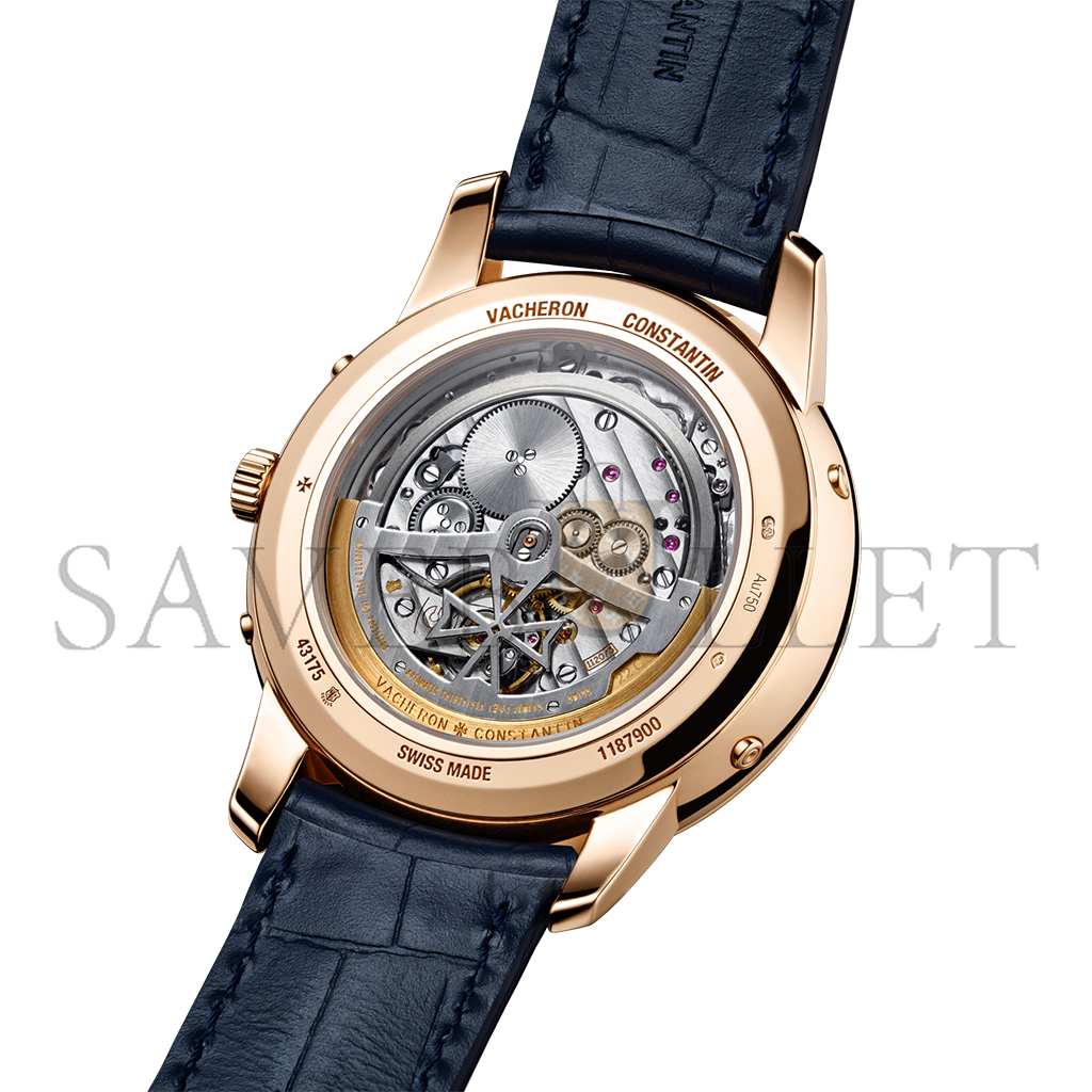 vacheron Co*sta*t*n patrimony perpetual calendar ultra-thin 41 mm pink gold watch 43175/000r-b519